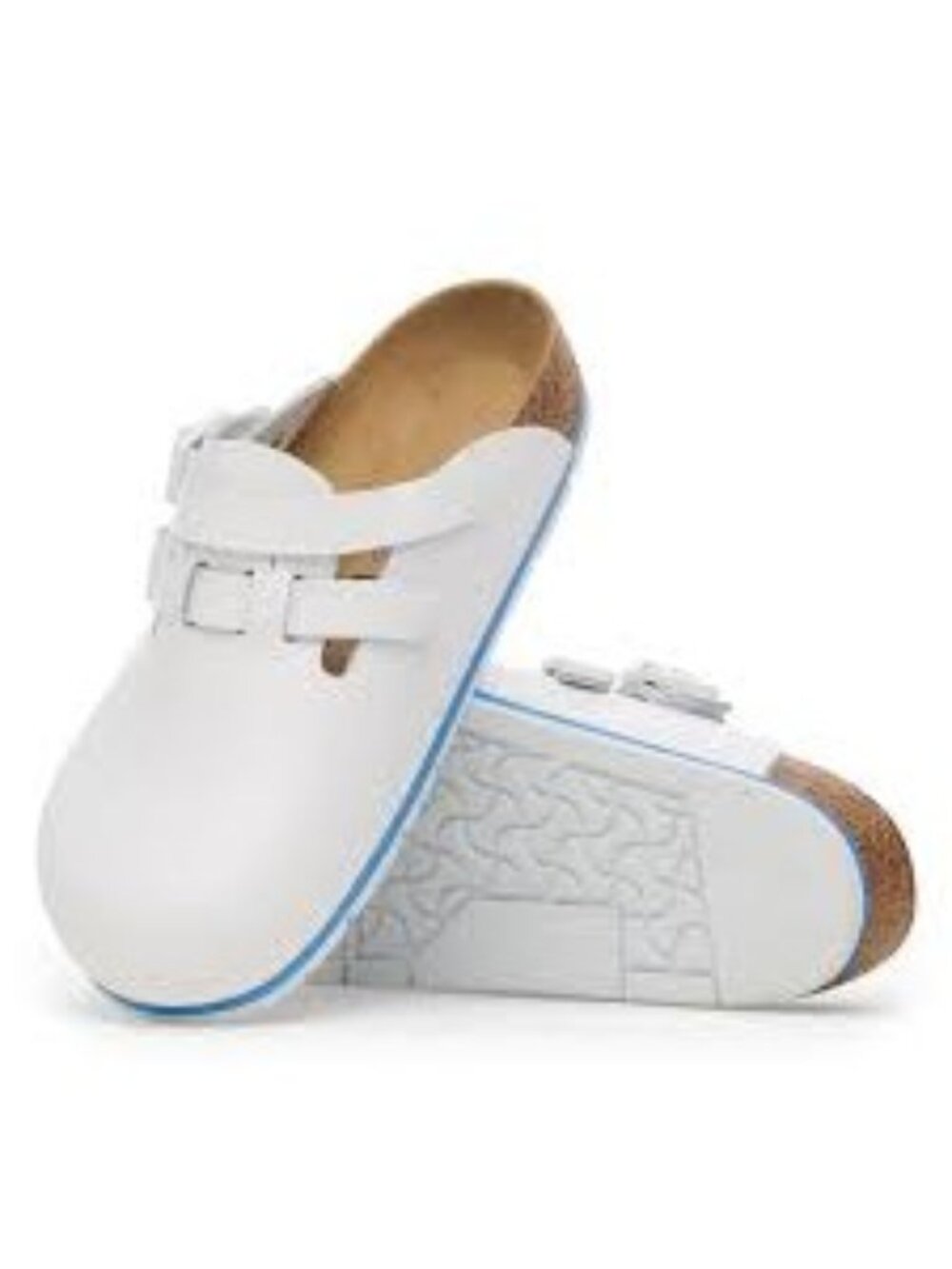 Birkenstock Kay PRO Natural Coated Leather Slip On Clogs, Size 6-6.5 (37eu)